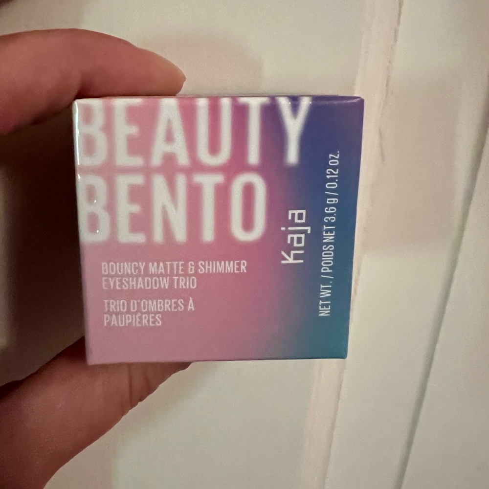 Kaja Beauty Bento Bouncy Shimmer Eyeshadow Trio in Spiked Ginger